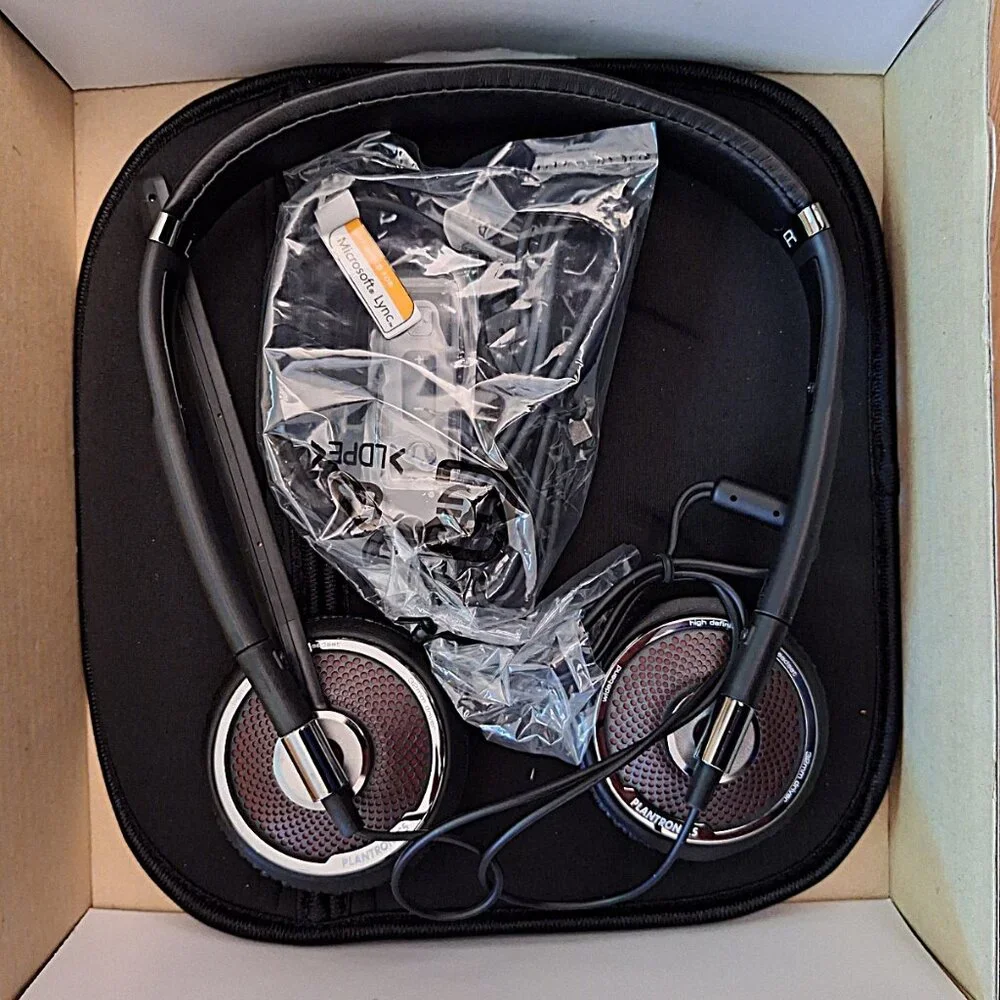 Plantronics Blackwire C420-M Corded Headset Optimized for Microsoft NOB